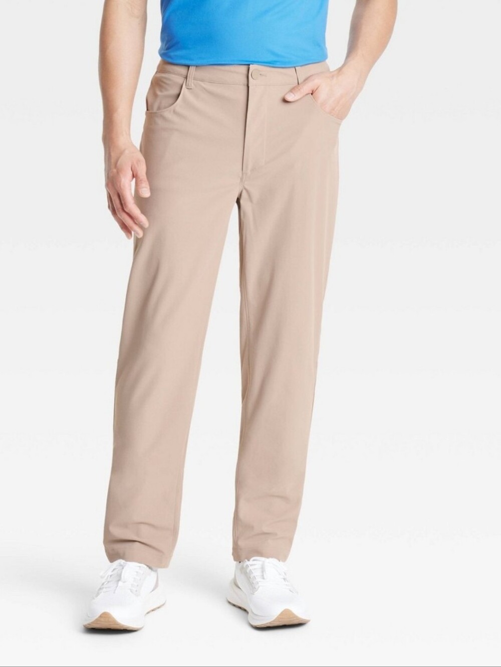 All in Motion Men's 360 Lifestyle Slim Fit Pants - Tan